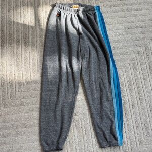 Aviator nation striped sweatpants